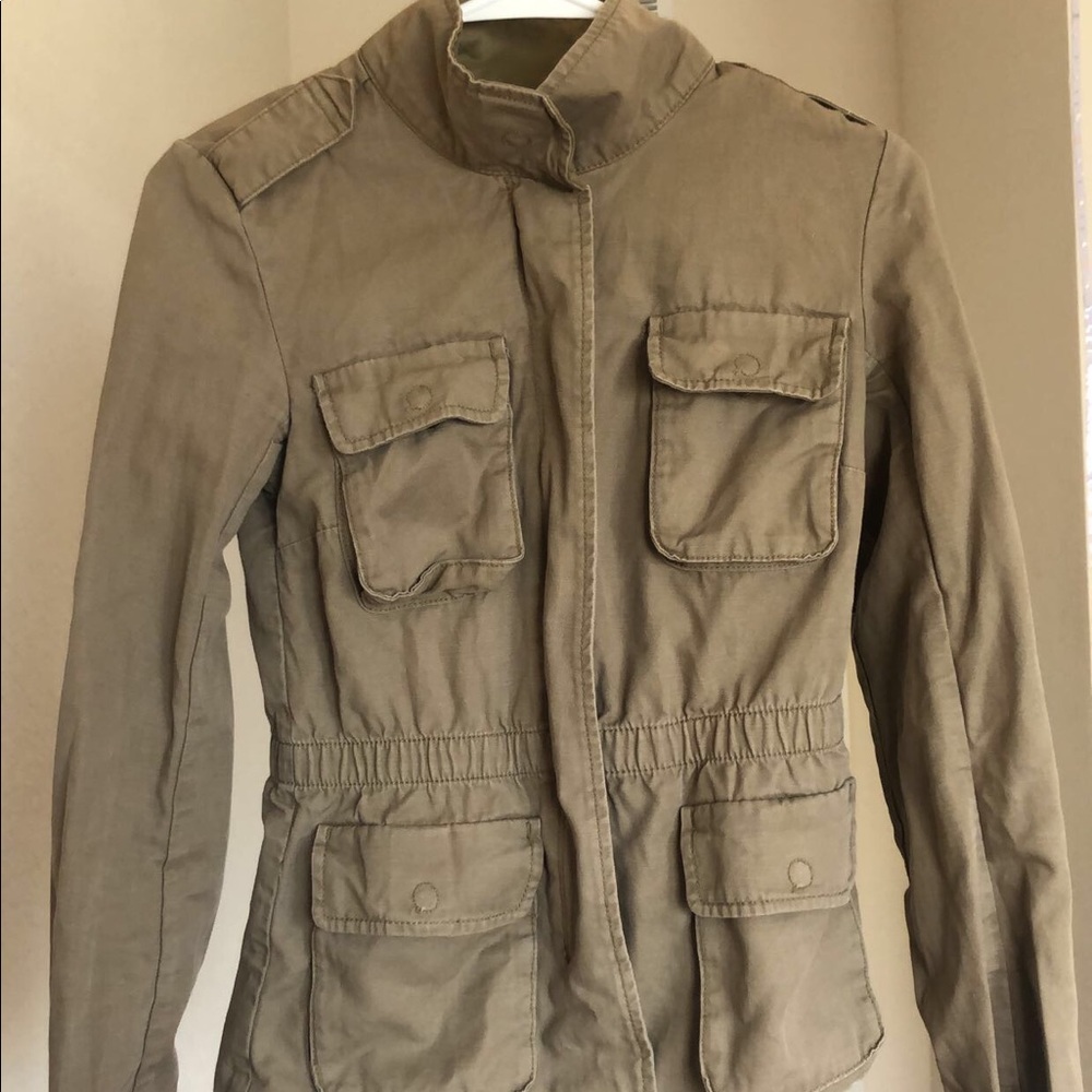 green jacket